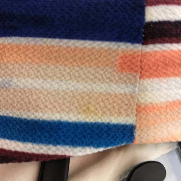 Halogen Top Beach Stripe Crepe V Neck Tank 2X - Picture 9 of 11